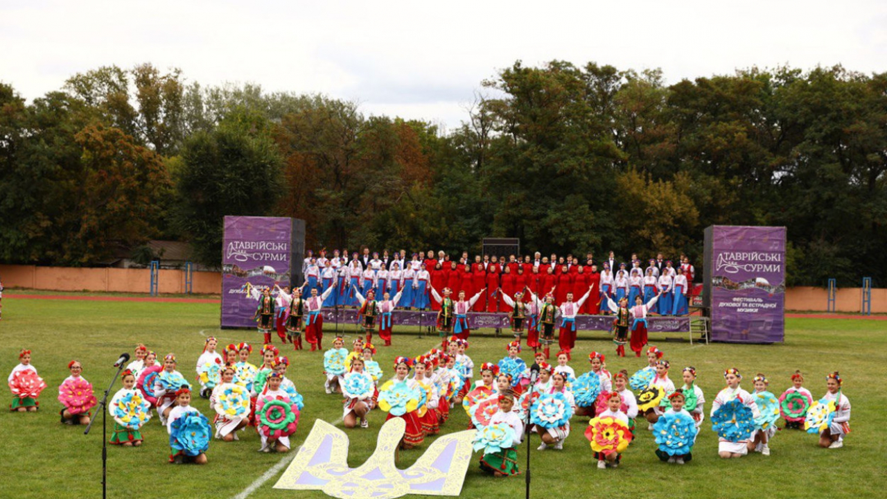 Мелітополь вітає учасників Всеукраїнського фестивалю "Таврійські сурми"