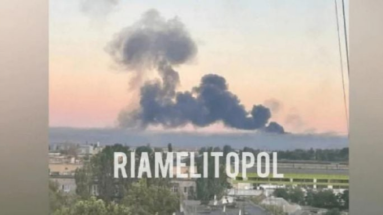 Під Мелітополем підірвано військовий потяг окупантів, окупанти заявили про збиття ракет та безпілотників