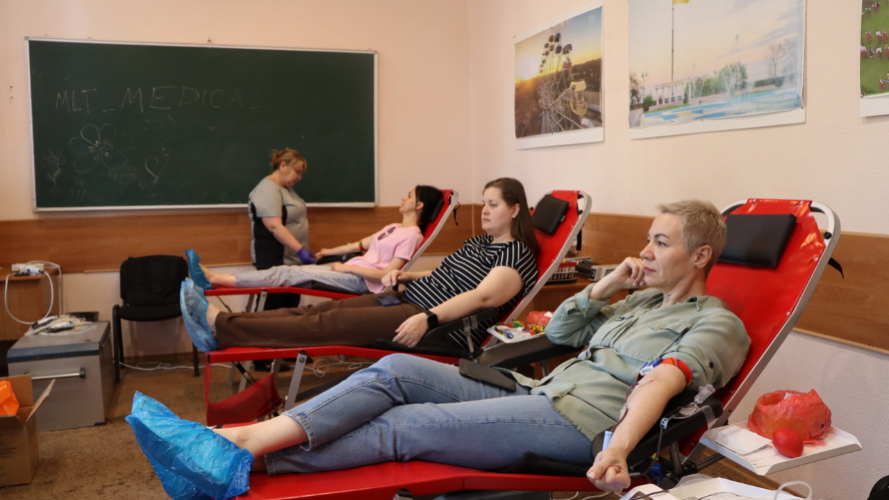У Запоріжжі відбулася масштабна медична акція до Дня донора