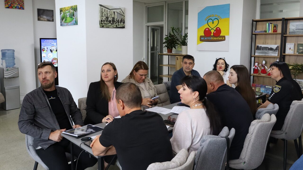 Засідання робочої групи з громадської безпеки та підтримки громад Мелітопольщини