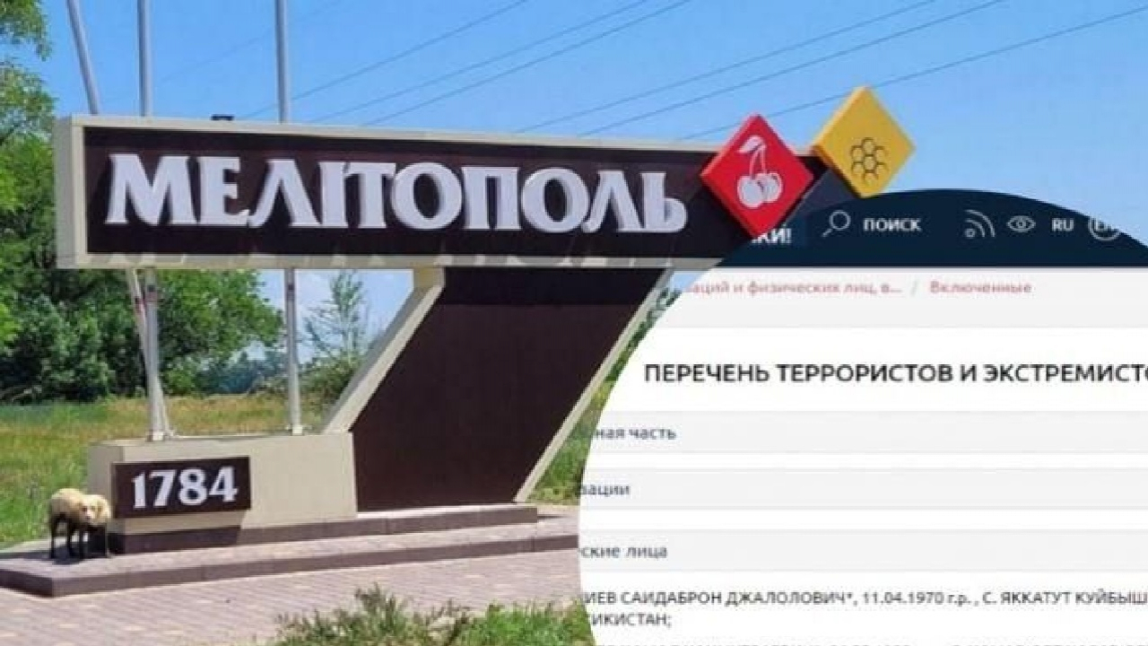 Окупанти заявили про підготовку “теракту у Мелітополі” та внесли молоду дівчину до списку терористів й екстремістів