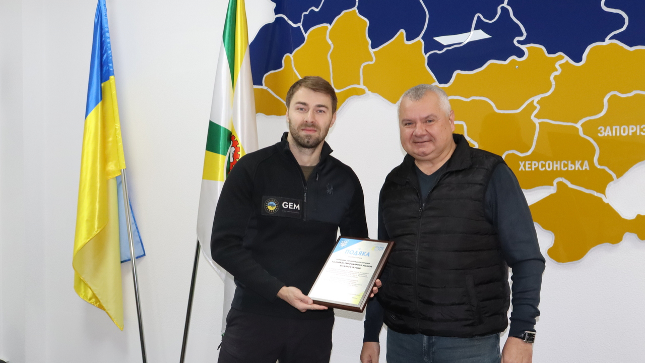 З робочим візитом до Центру підтримки ВПО у Запоріжжі завітав керівник запорізького напрямку Global Empowerment Mission Ukraine Віталій Кубушка