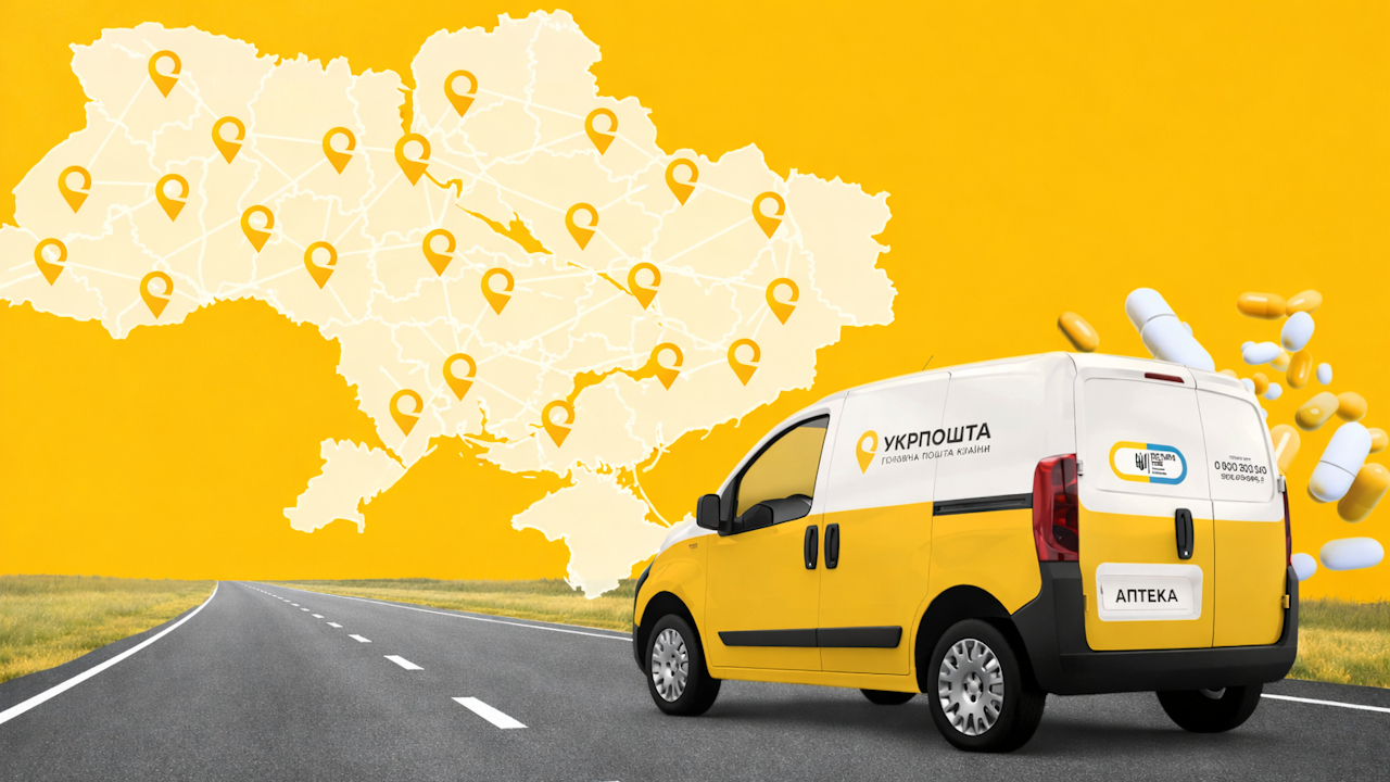 Проєкт &laquo;Укрпошта. Аптека&raquo; дає можливість замовити ліки й отримати їх у будь-якому населеному пункті, де працює Укрпошта