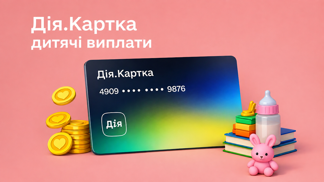 «Дія.Картка» стала доступна для «дитячих» виплат: як відкрити рахунок «Турбота про дитину»