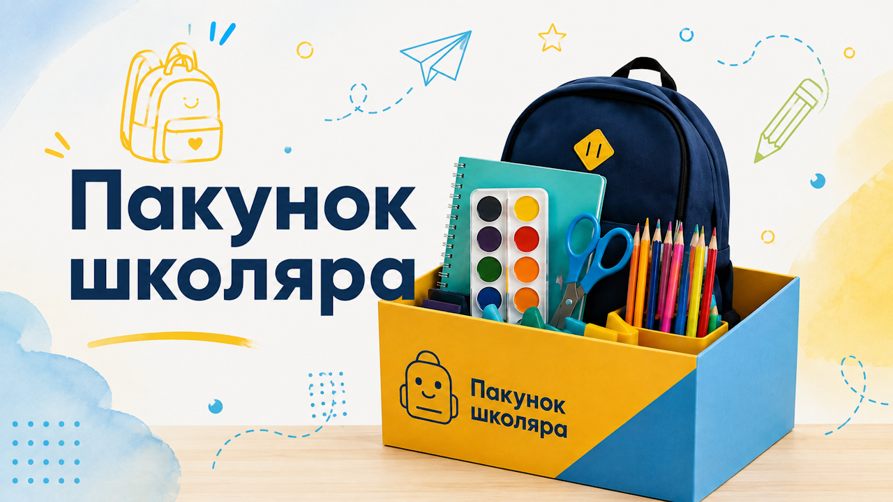 Батьки майбутніх першокласників уже можуть оформити «Пакунок школяра»