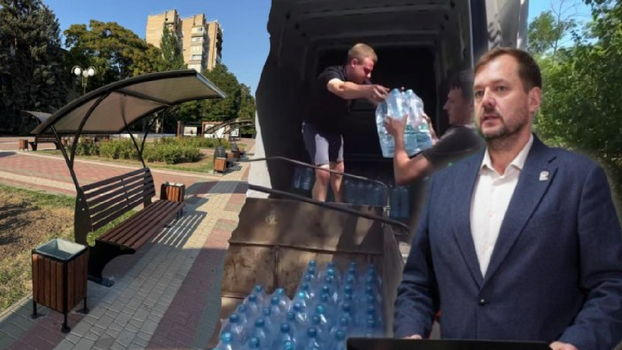 Балицький визнав критичну ситуацію з водою, утім федеральні гроші й досі йдуть на фонтани і лавочки у Мелітополі та зупинки з Wi-Fi, який не працює