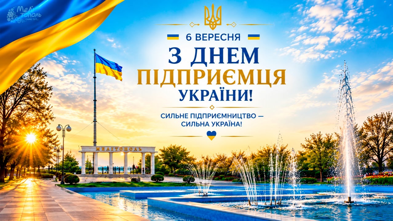 Шановні підприємці Мелітополя! Вітаємо вас із професійним святом!
